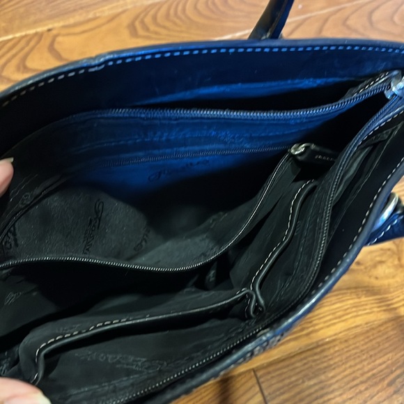 genuine leather fossil black purse - Picture 6 of 11